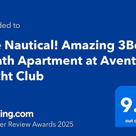 The Nautical! Amazing 3Bed 2Bath Apartment At Aventura Yacht Club Exteriör bild