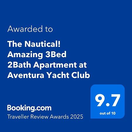 The Nautical! Amazing 3Bed 2Bath Apartment At Aventura Yacht Club Exteriör bild