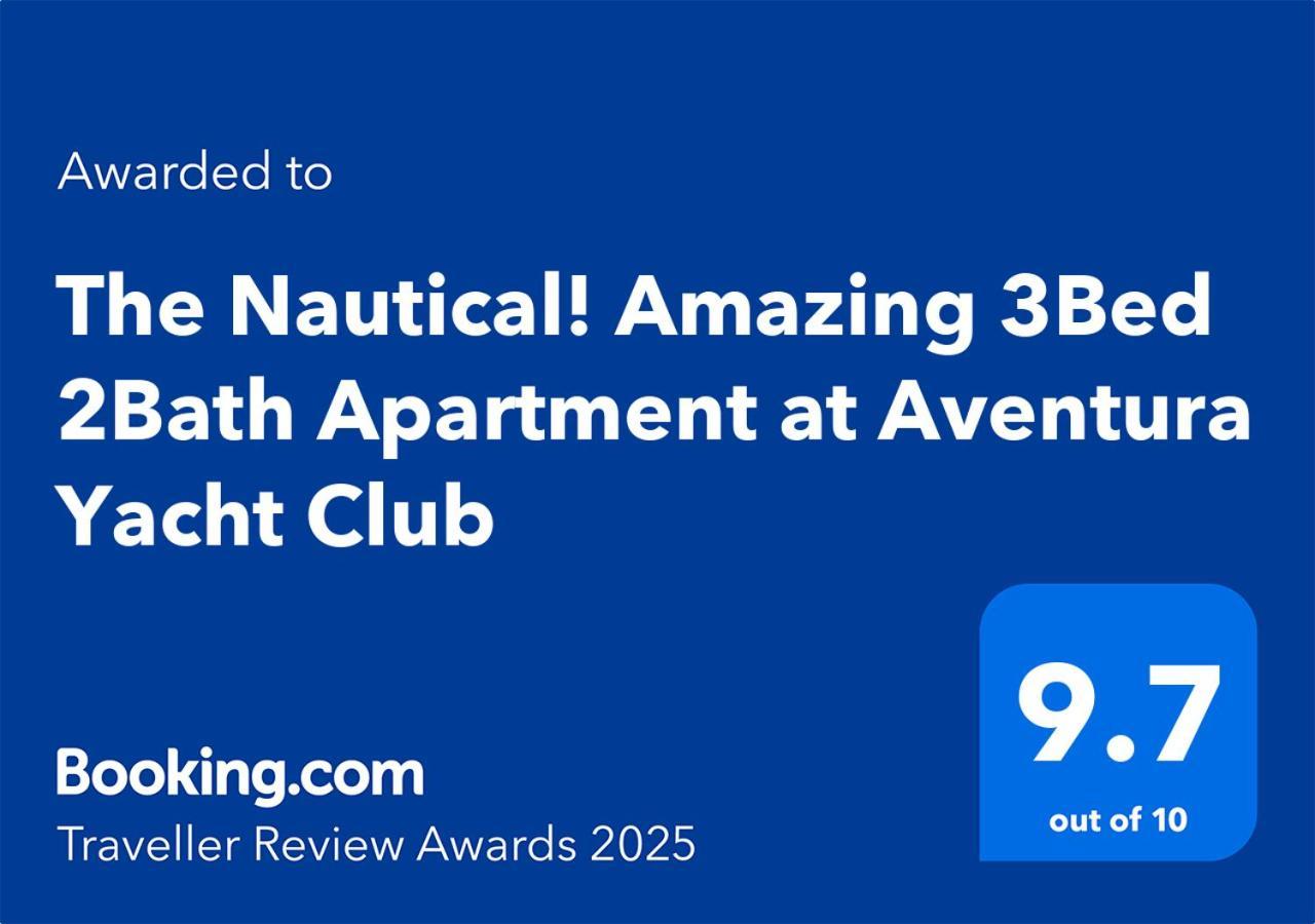 The Nautical! Amazing 3Bed 2Bath Apartment At Aventura Yacht Club Exteriör bild