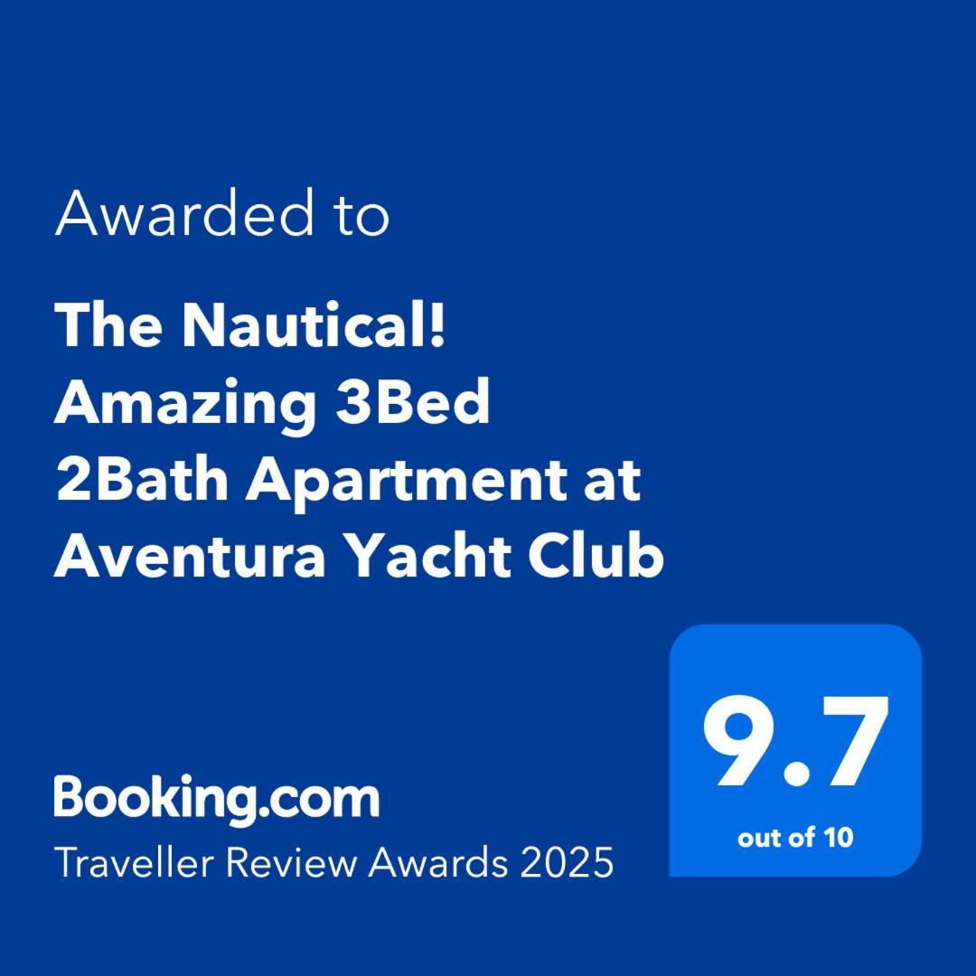 The Nautical! Amazing 3Bed 2Bath Apartment At Aventura Yacht Club Exteriör bild